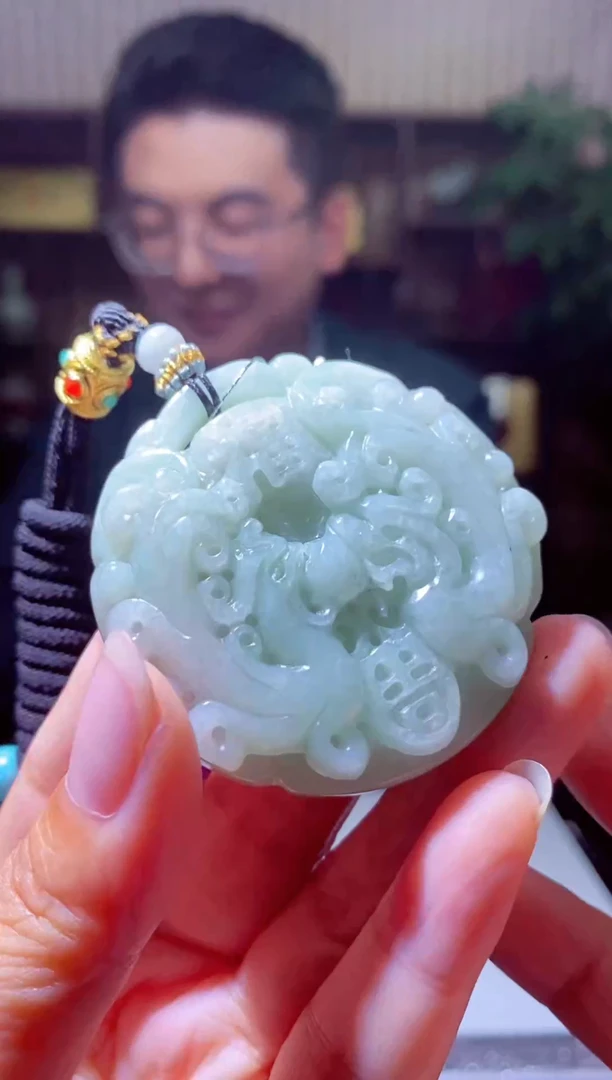 颈饰未镶嵌翡翠LL翡翠吊坠-09