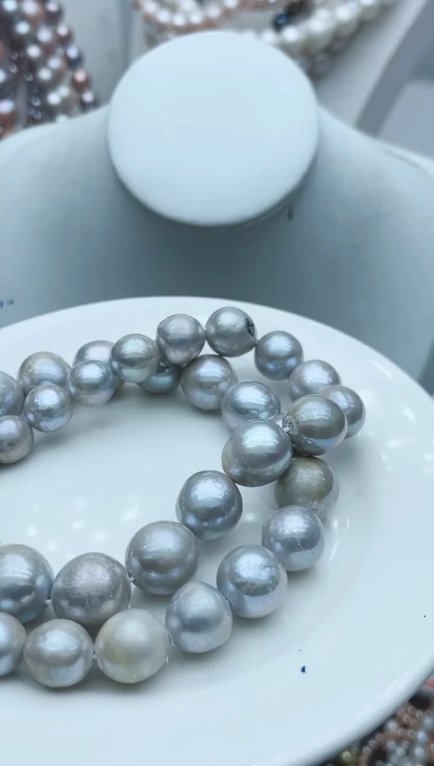 【闪购商品】淡水珍珠颈饰钛钢1