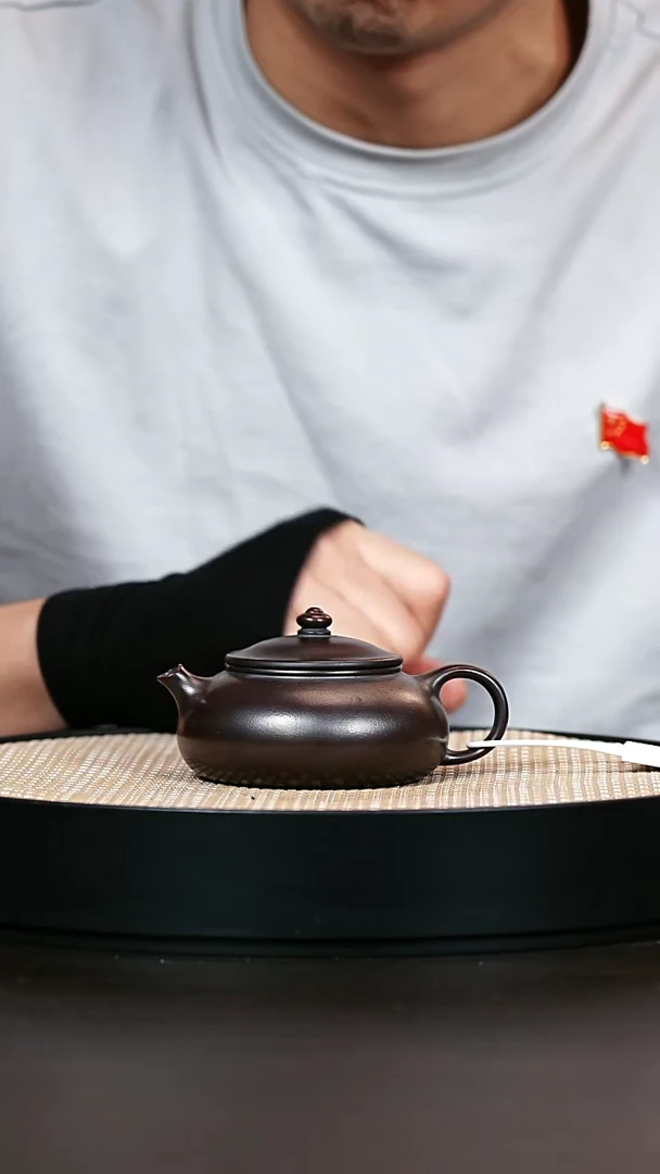 茶壶紫砂铁血红砂寒江 200cc