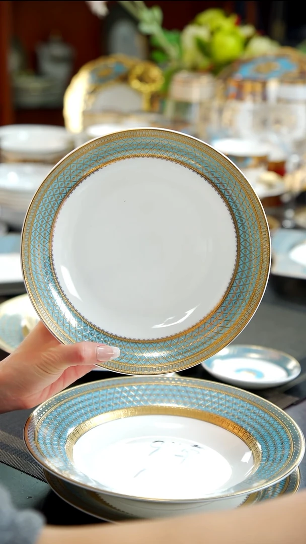 瓷片8英寸菜盘   1个