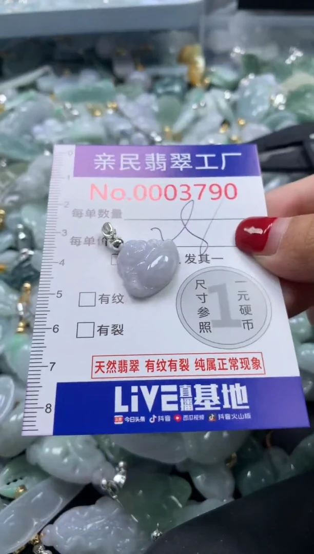 颈饰未镶嵌翡翠3790