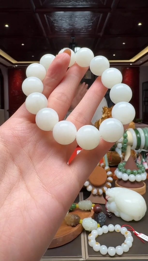 未镶嵌手串和田玉111sls17