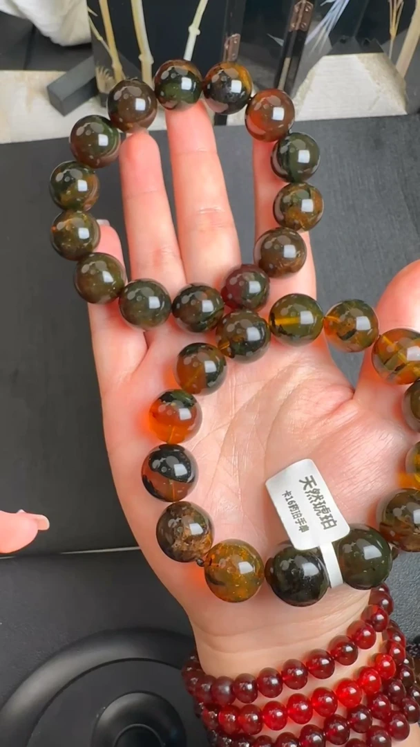 未镶嵌琥珀手串JJD0615048多样性发一