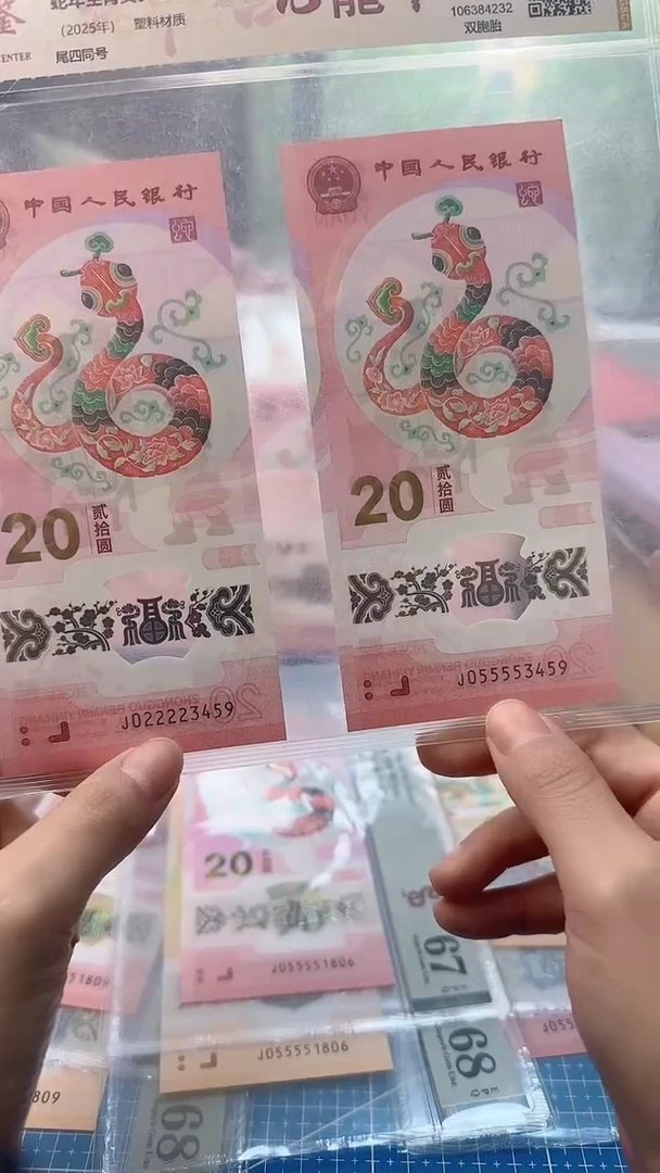 塑料九龙令双胞胎02222和05555尾3459