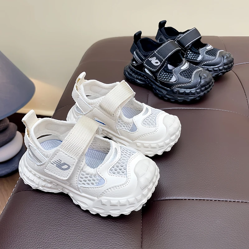 男女童运动凉鞋网面透气夏天新款宝宝机能鞋子小童休闲跑步鞋轻便