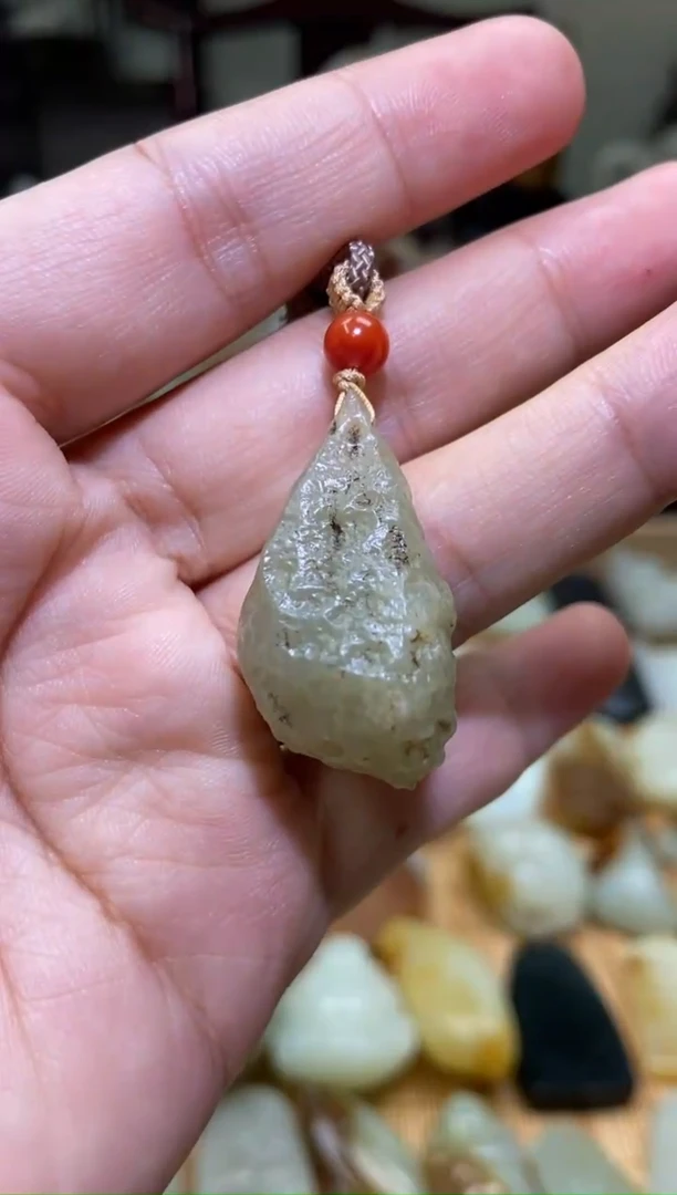 未镶嵌和田玉挂件新疆和田玉戈壁料挂件