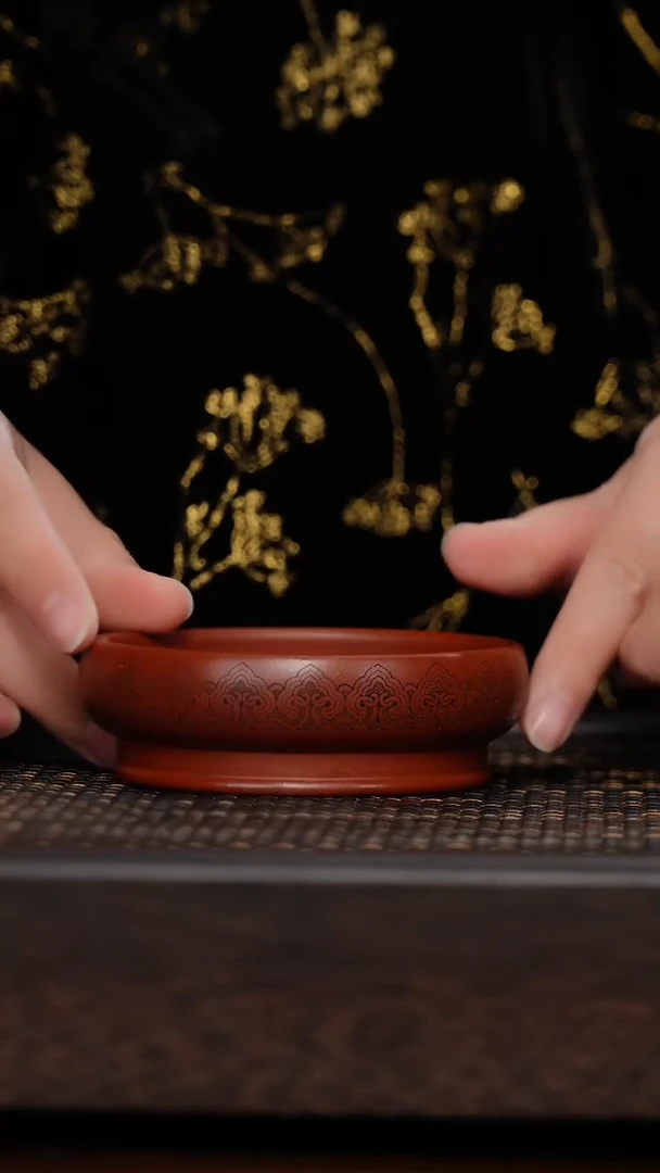 【闪购商品】紫砂茶杯福利紫砂九鱼图