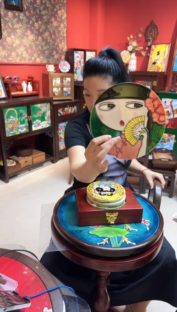 陶瓷金*珠20圆 瓷片 绿嘟嘟