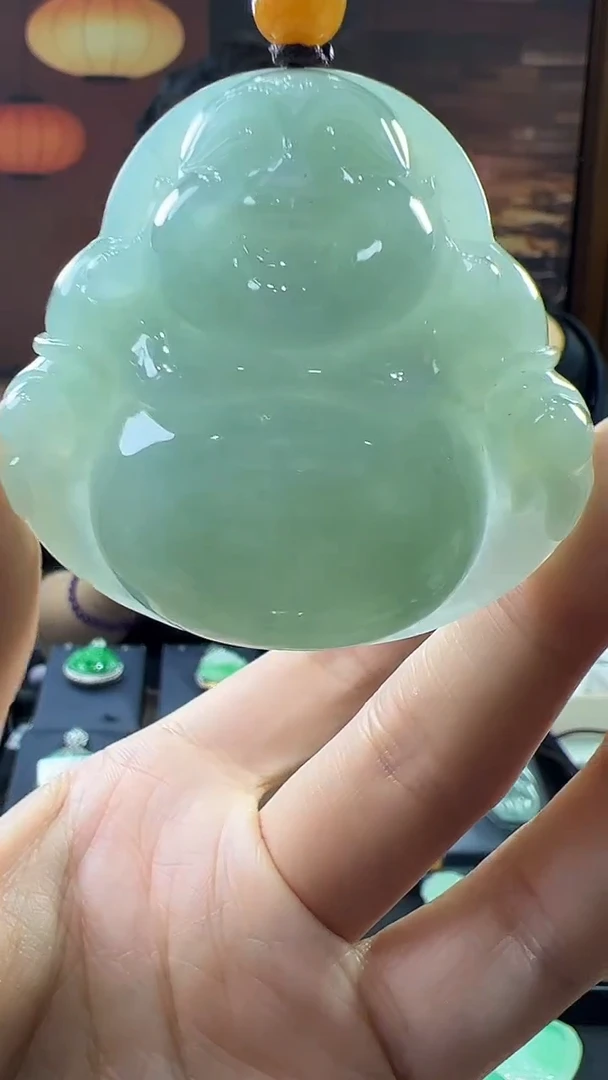 未镶嵌挂件翡翠牛*佛公