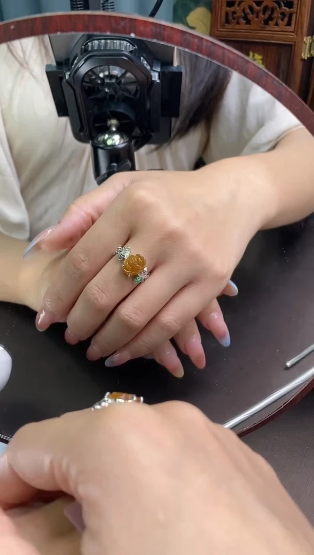 翡翠银S925镶嵌颈饰净货13213