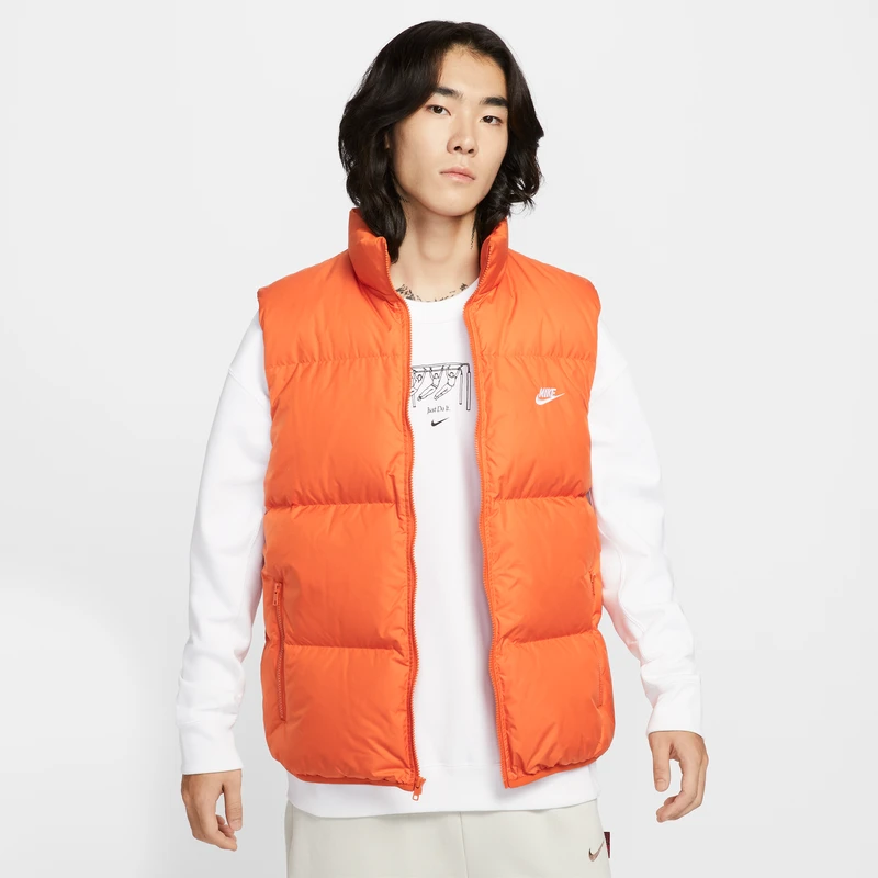 耐克男子宽松羽绒服马甲秋季新款保暖防泼水轻便官方Nike IB2978