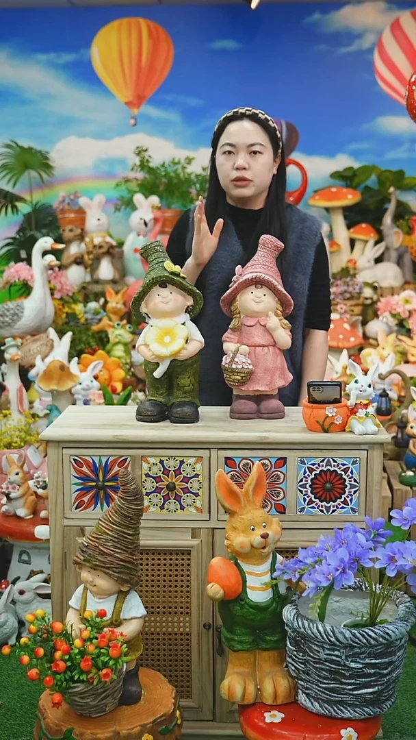 【闪购商品】红陶花园庭院摆件&002&