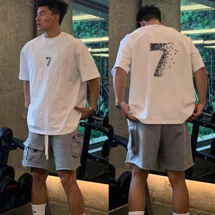 【重磅纯棉】2025新款cleanfit短袖T恤简约宽松百搭休闲夏季美式ins