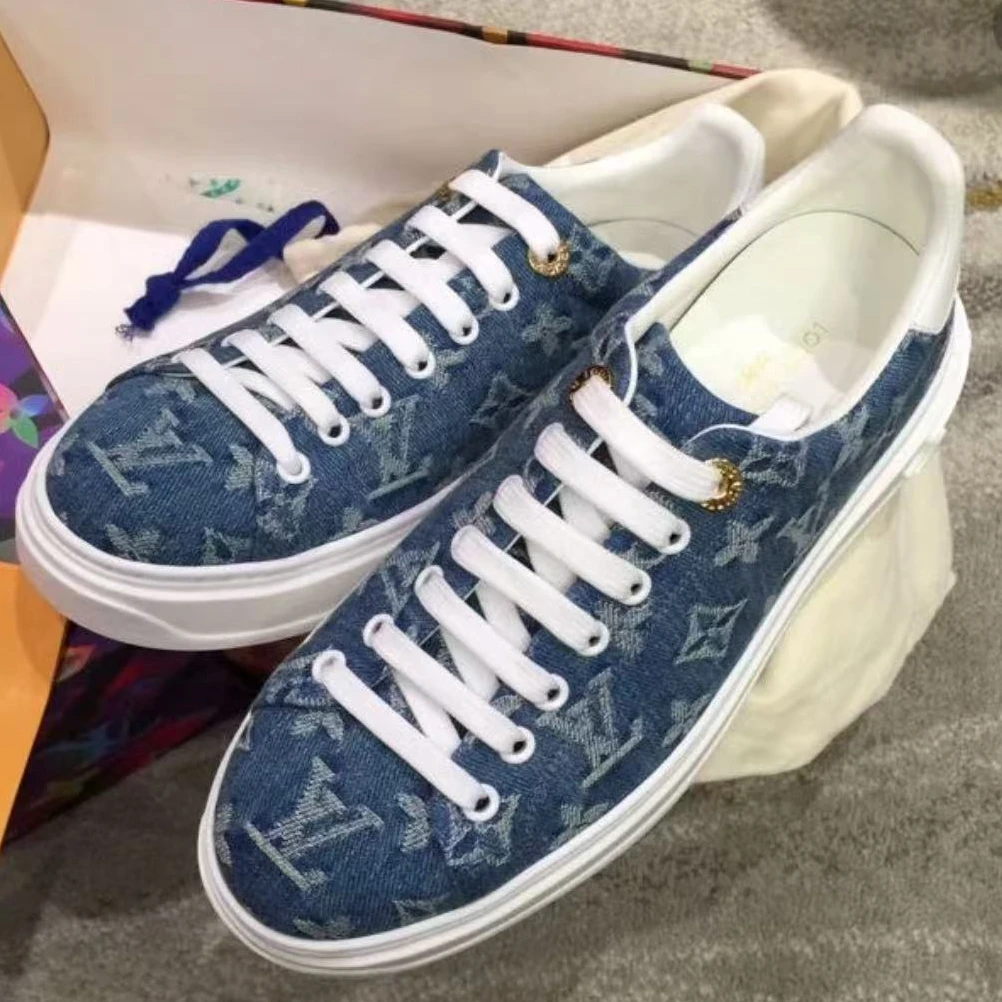 未使用 LouisVuitton/路易威登 牛仔满印板鞋 37