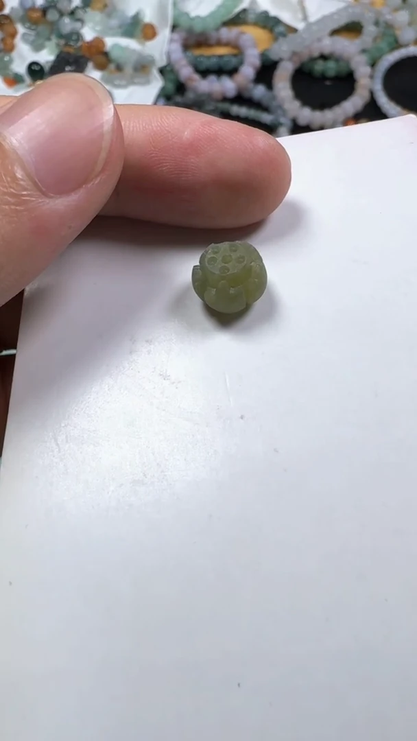 定制翡翠未镶嵌菩*【闪购商品】 定制翡翠