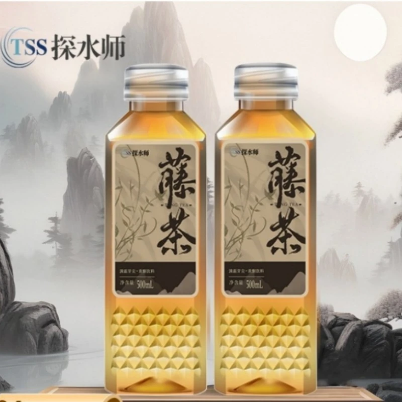 藤本植物张家界藤茶古法萃取0糖0卡0脂富含黄酮500ml*12*4箱