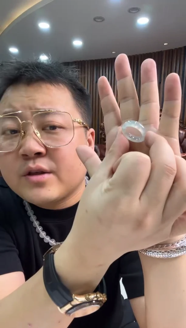 未镶嵌戒指翡翠饭*七戒指15号