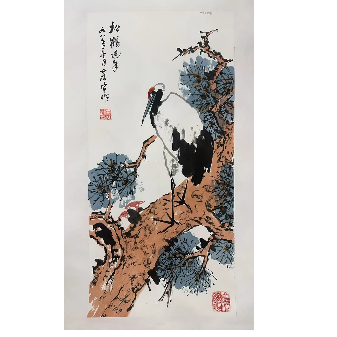 橱窗展示/暮雨文化/绘画/李庆宣老师/宣纸国画/有证书