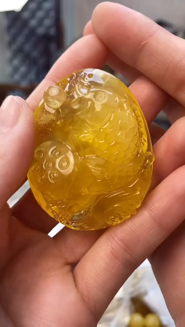 裸石琥珀未镶嵌天然琥珀蜜蜡
