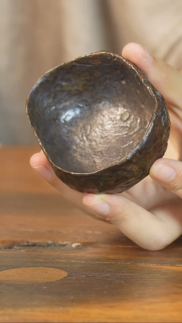 张文山手作石材个人杯孤品9