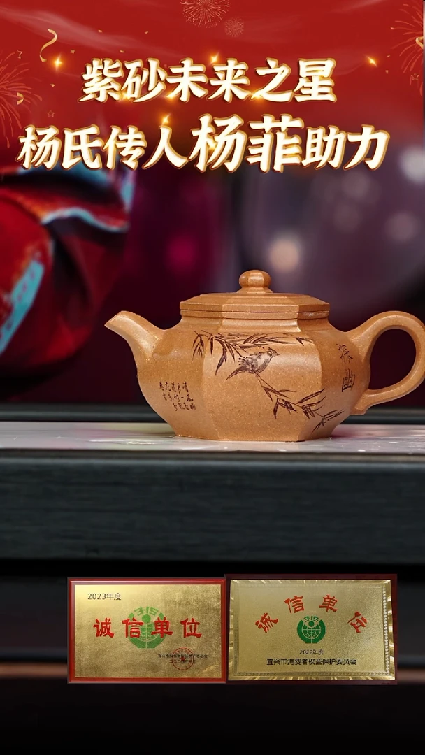 【闪购商品】紫砂茶壶112 杨菲老师专场  老宕黄金段