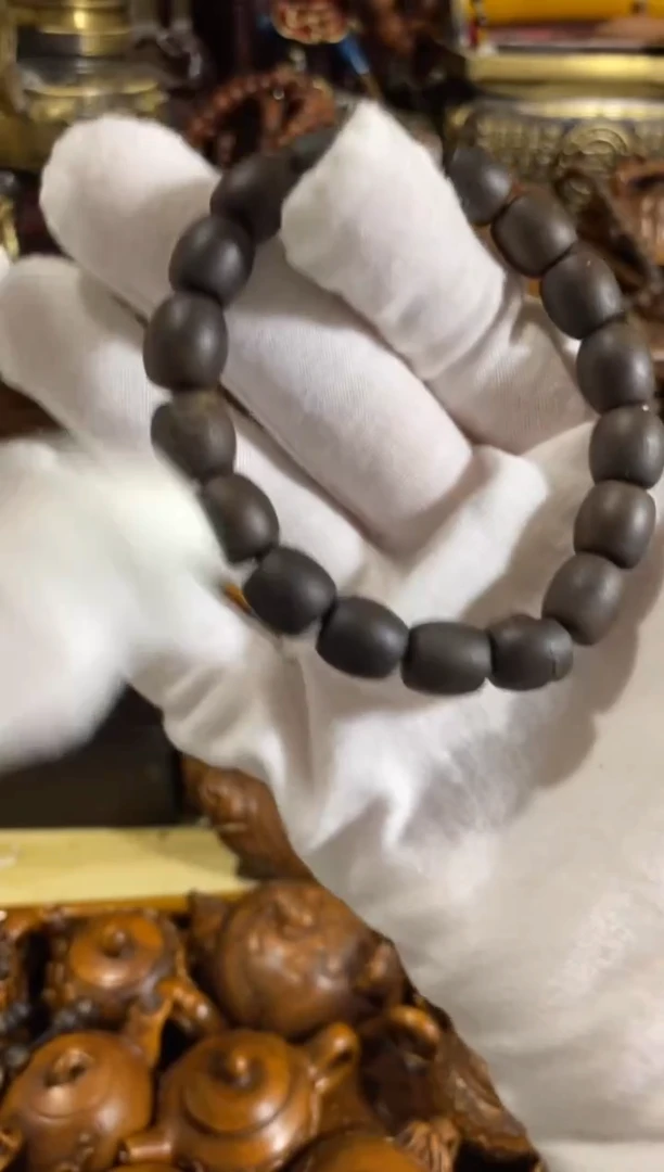 木中之王白奇沉水单圈桶珠