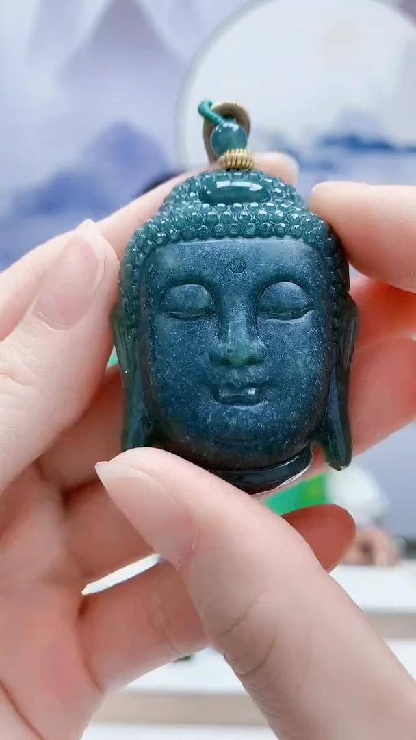 未镶嵌定制翡翠4852ry-毛货挂件100