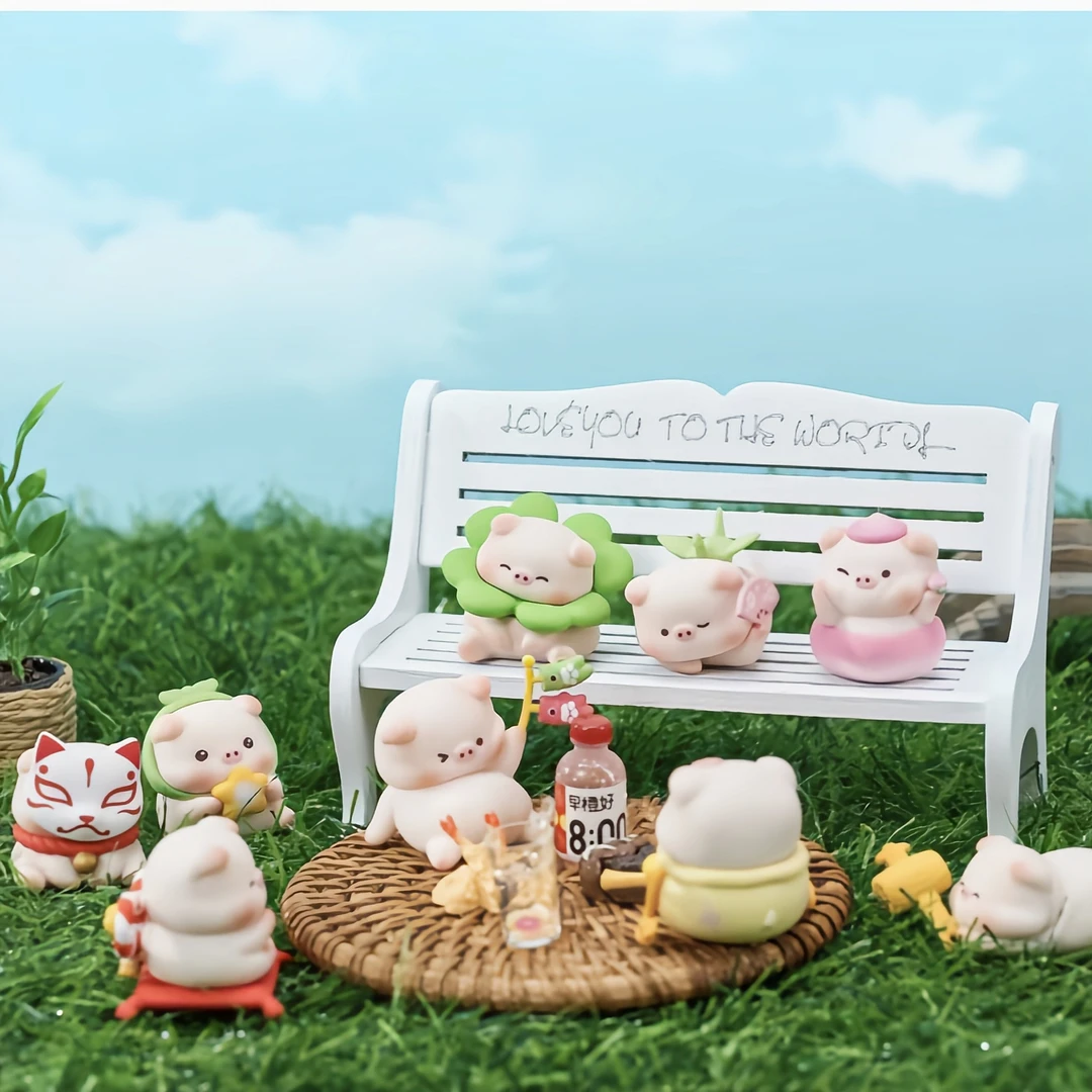 【拆盒】大鱼吃小鱼-宝运猪猪二代祈福物语萌粒潮玩盲袋