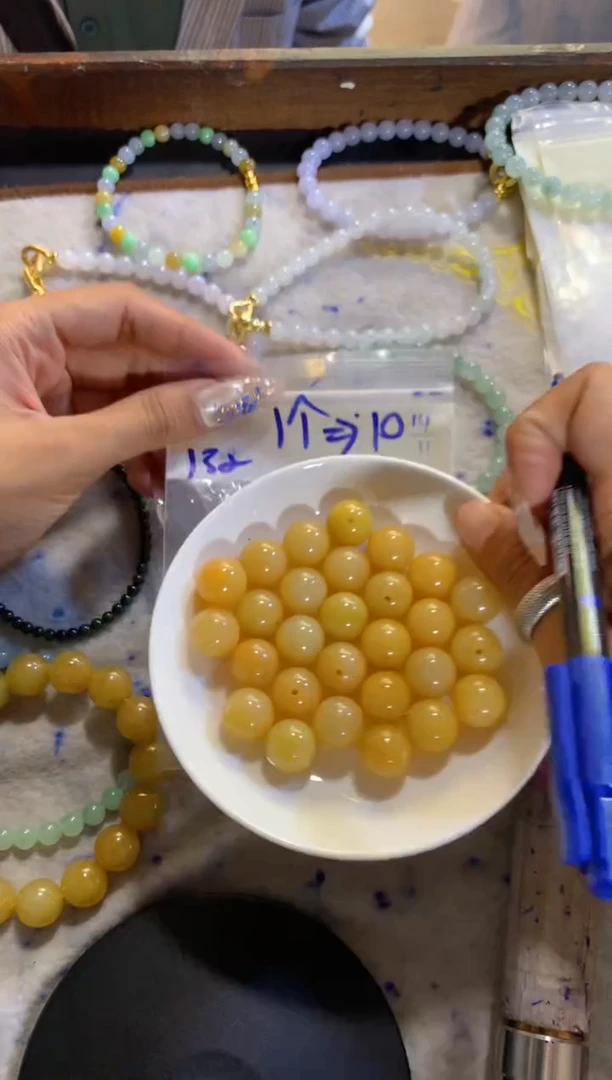未镶嵌手链翡翠单珠天然缅甸翡翠多样性发货