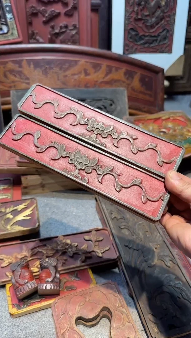 香榧木轻**扬老木雕老物件