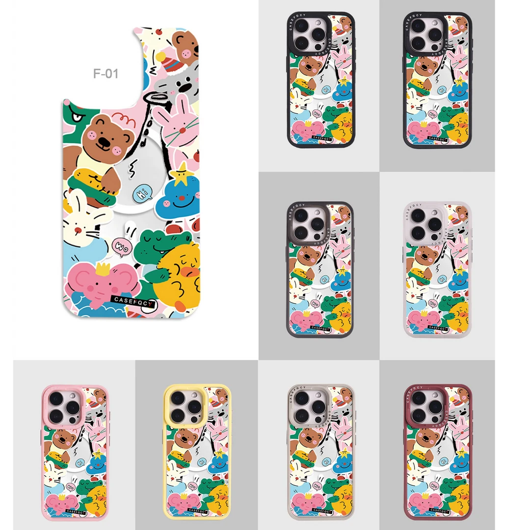 CASEFQCY浮雕系列可替换手机壳背板16PROMAX磁吸背板F01-24