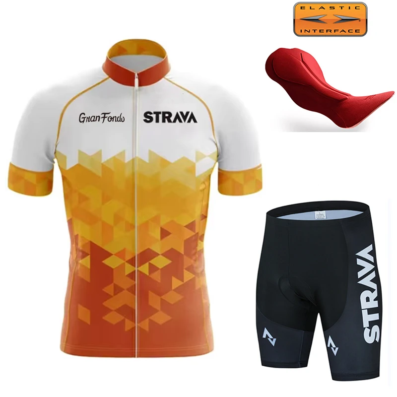 双箭头骑行服套装夏季短袖自行车山地公路车衣服男士上衣单车服装