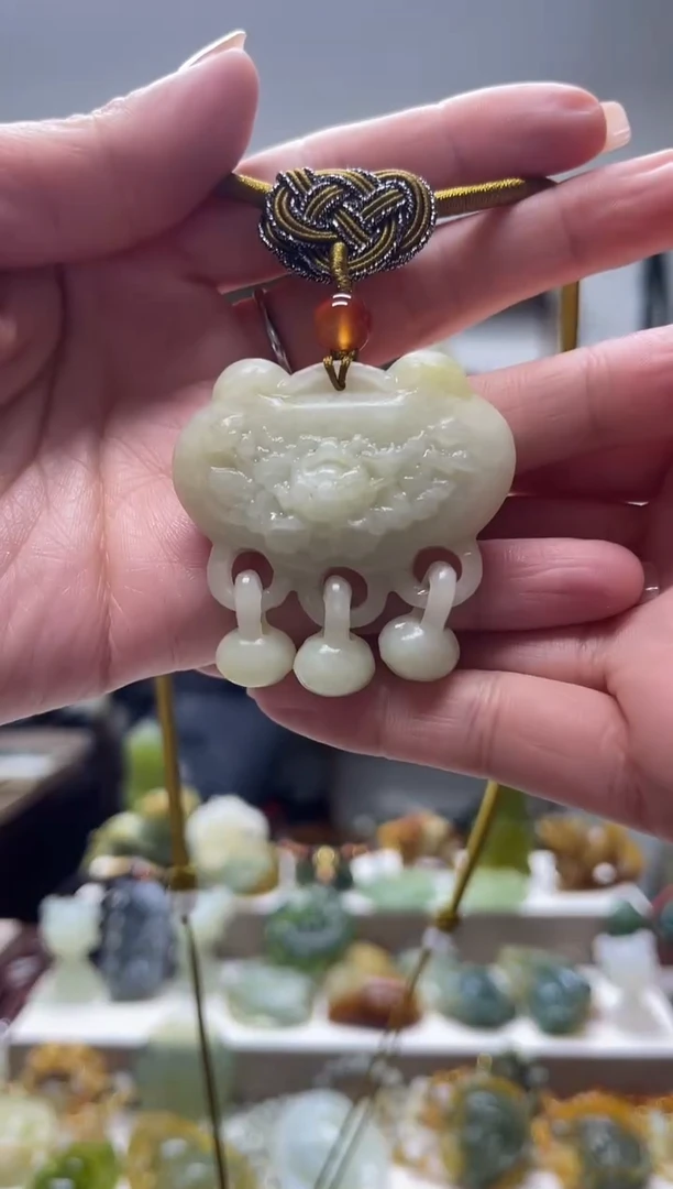 未镶嵌岫玉颈饰多样性发货拍一发一