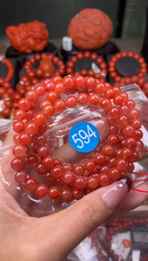 【闪购商品】南红玛瑙珠宝奇石未镶嵌594-7+