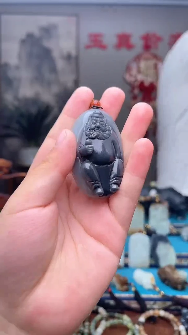 和田玉未镶嵌挂件1