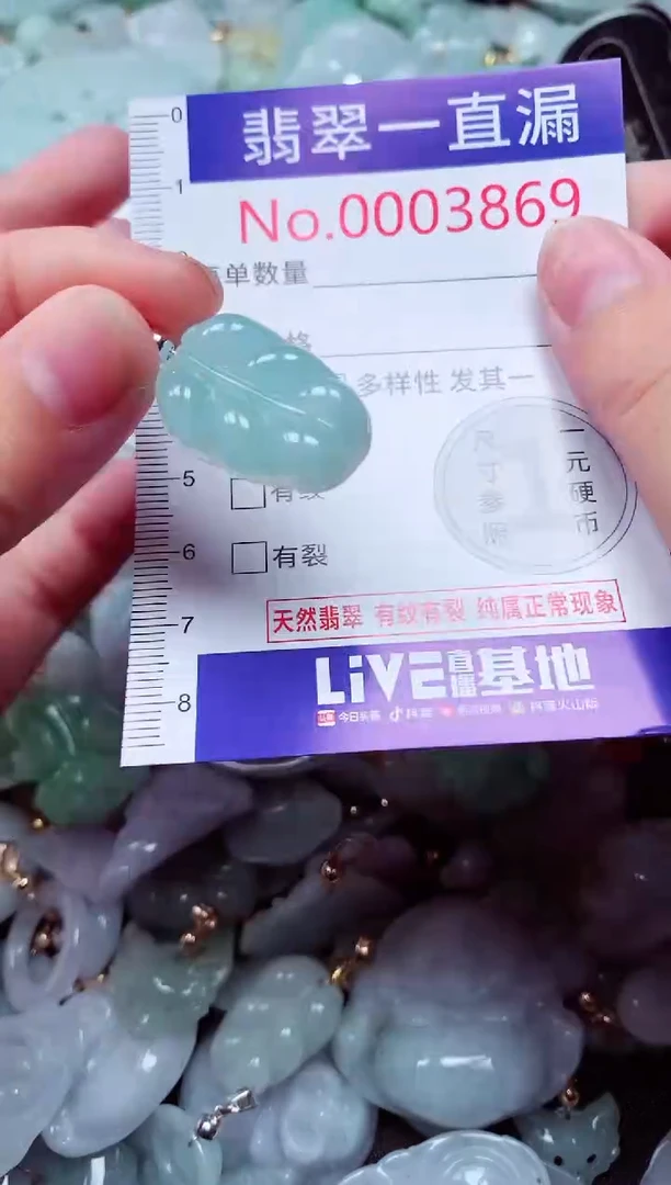 吊坠(不含链)未镶嵌翡翠3869