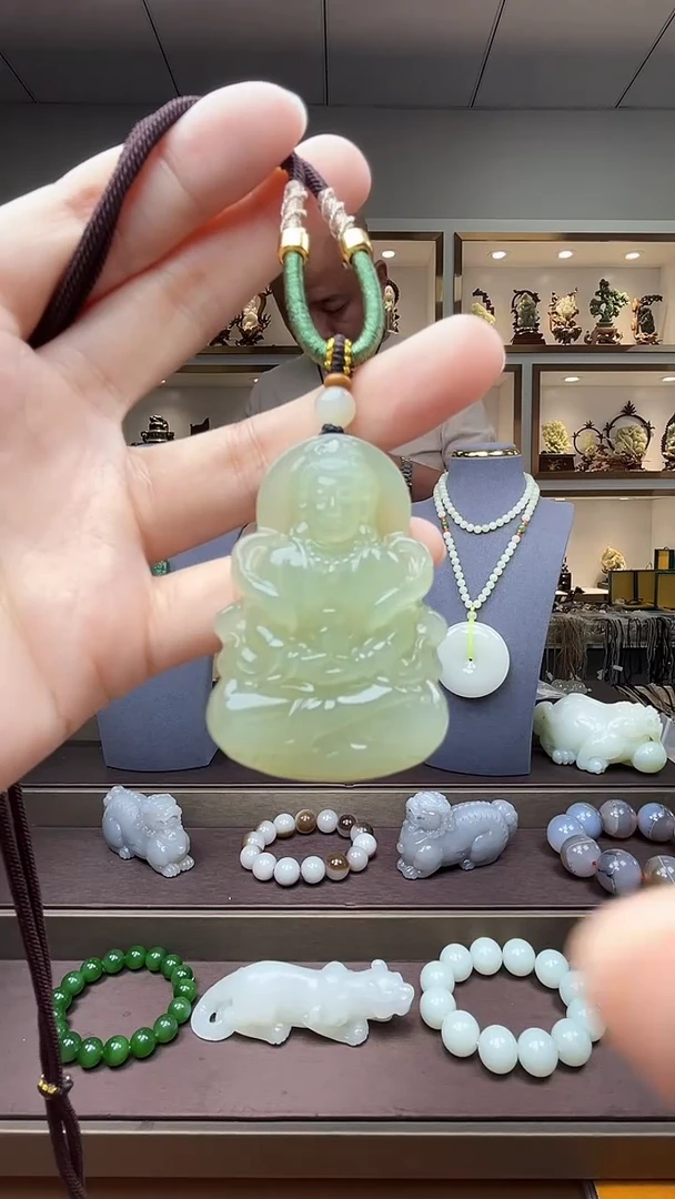 和田玉未镶嵌挂件苏