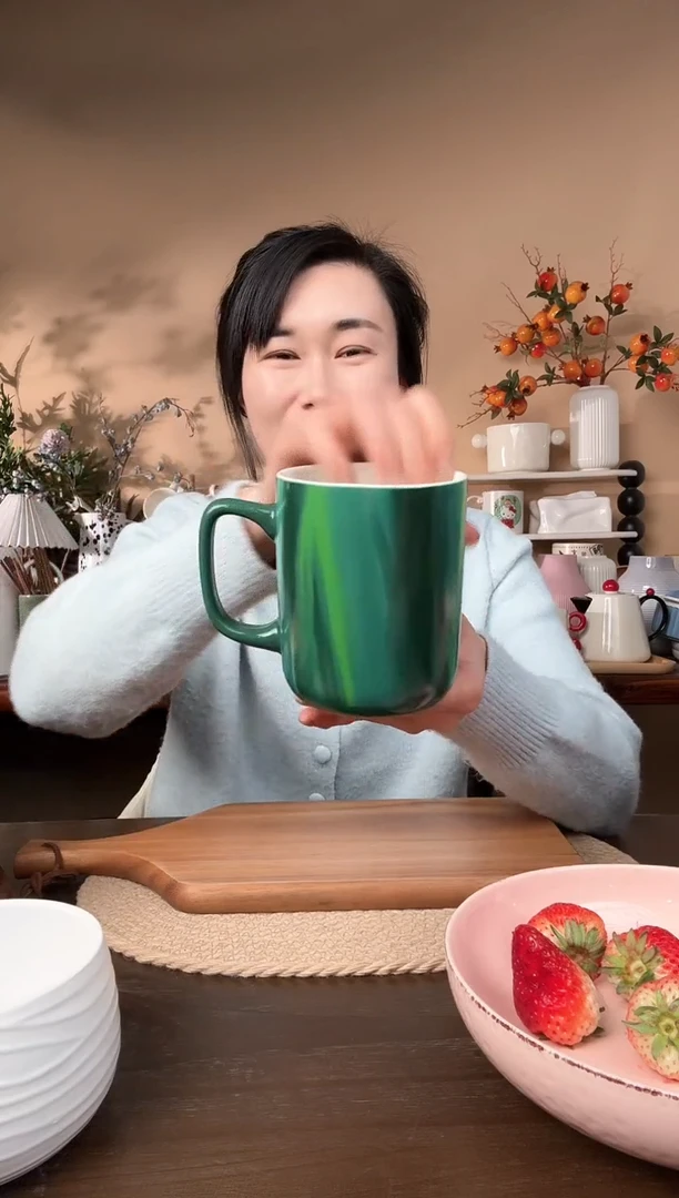 【闪购商品】瓷片星爸爸绿杯微瑕