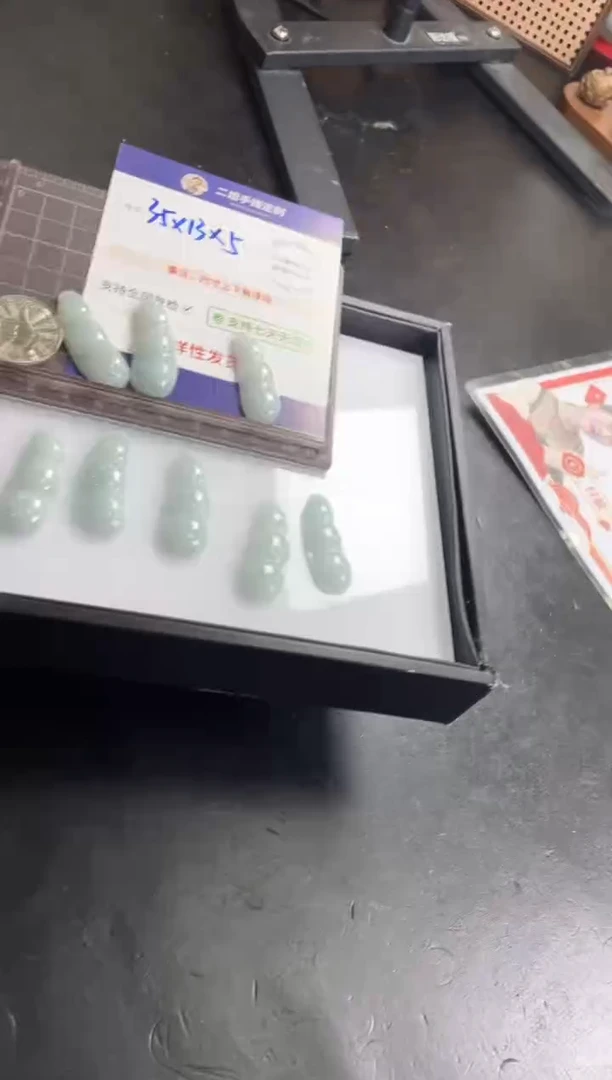 【闪购商品】翡翠挂件未镶嵌福豆FL60@CP多样性发其一配绳