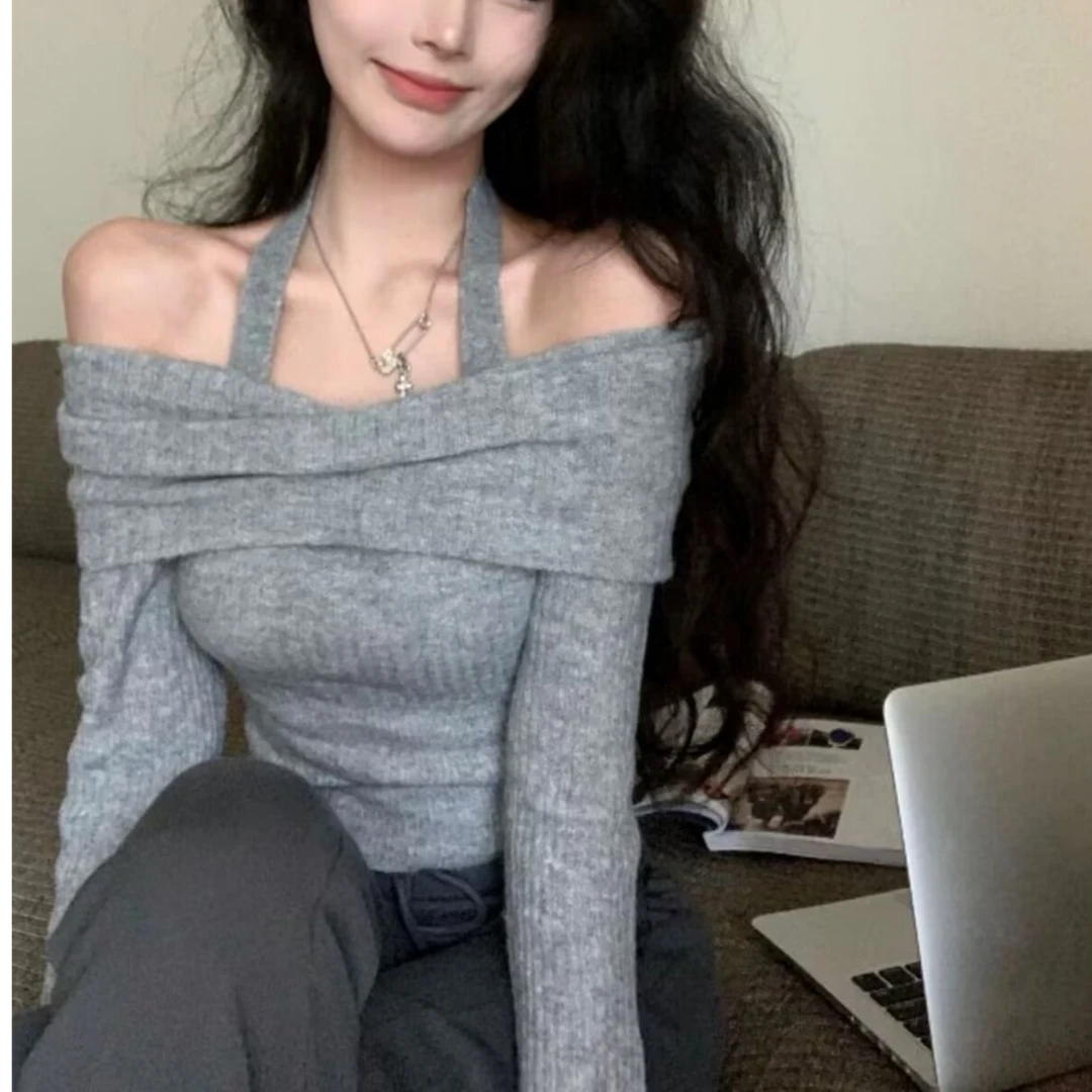 韩式大阪毛衣厚款辣妹纯欲可外穿高品质