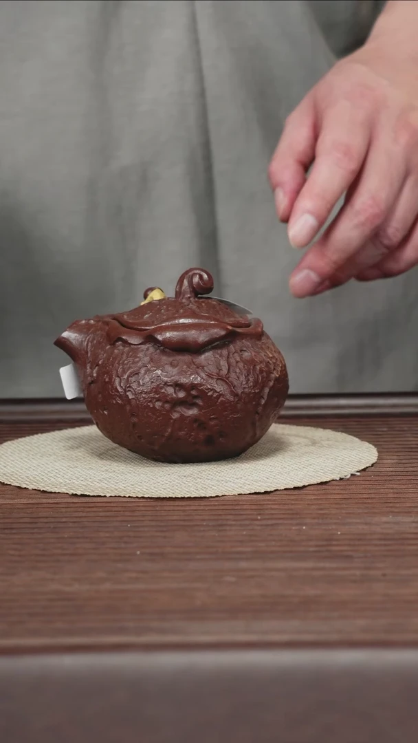 茶壶紫砂T081底槽清蜗牛盖碗240cc