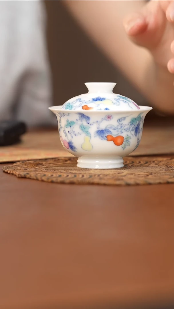 杯问玉斗彩福禄问玉斗彩福禄