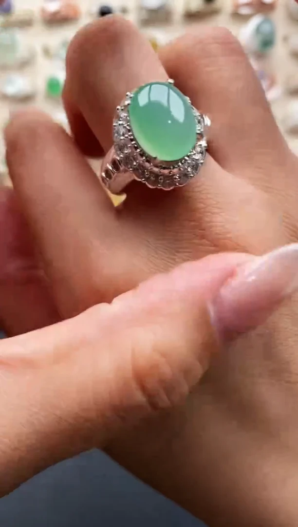 未镶嵌戒指翡翠缅甸天然A货翡翠22   6-1