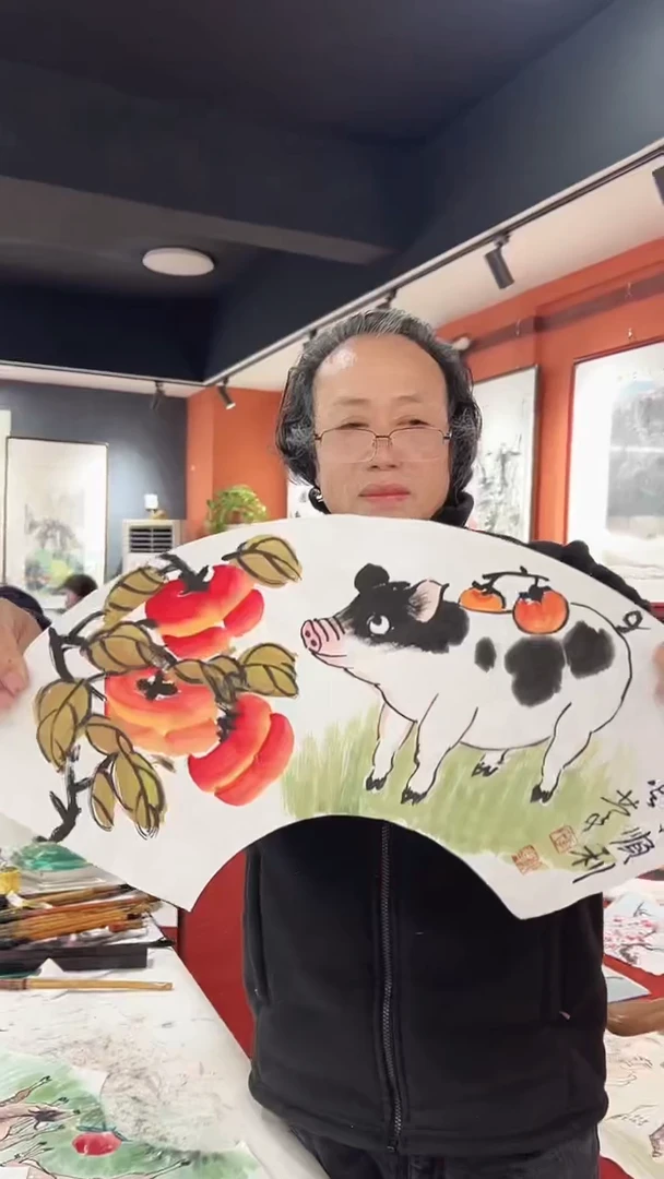 国画李火庆/国画/花鸟