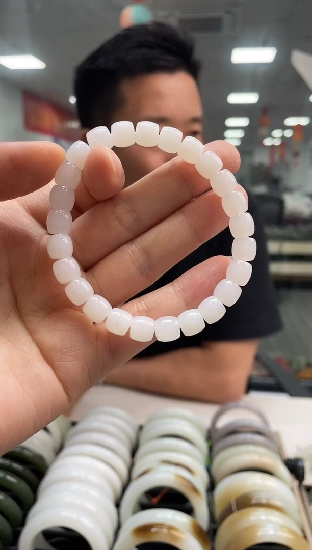 手链未镶嵌和田玉且末天泰卡8-7极限弧手串随机发一件