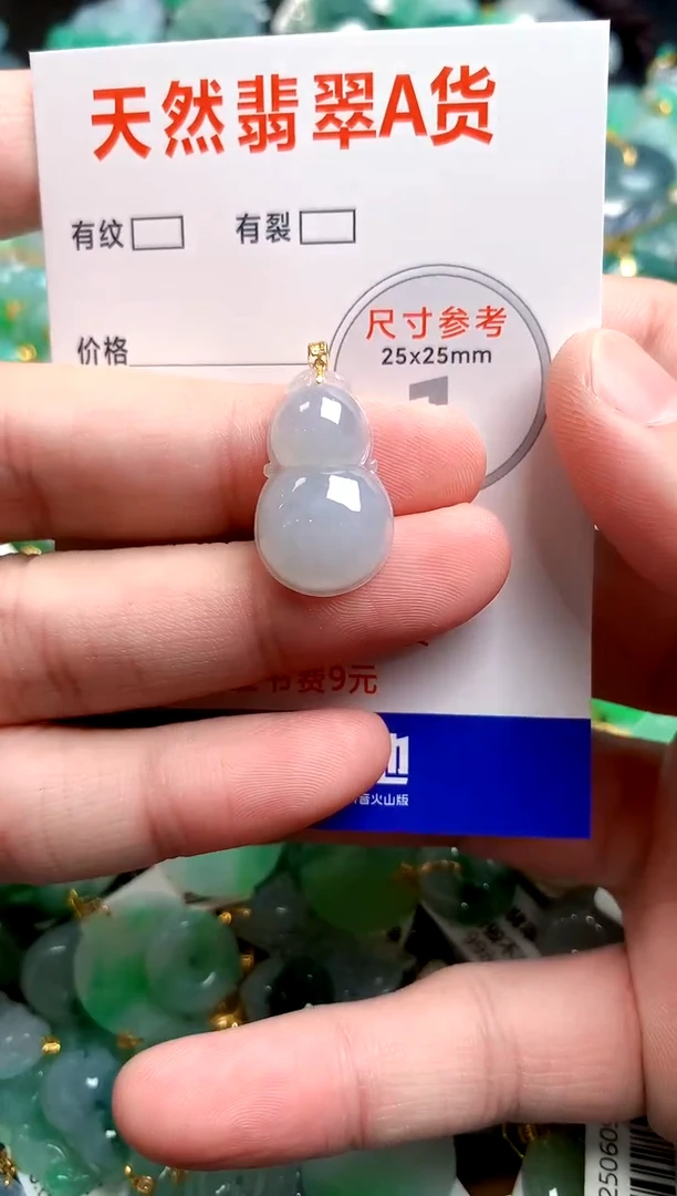 翡翠18K金镶嵌颈饰13003069