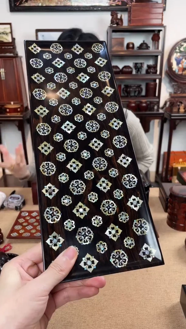 黑酸枝木类成套家具张*宝相花