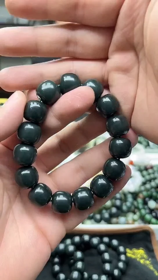 手串未镶嵌和田玉新疆塔县塔青蓝调16