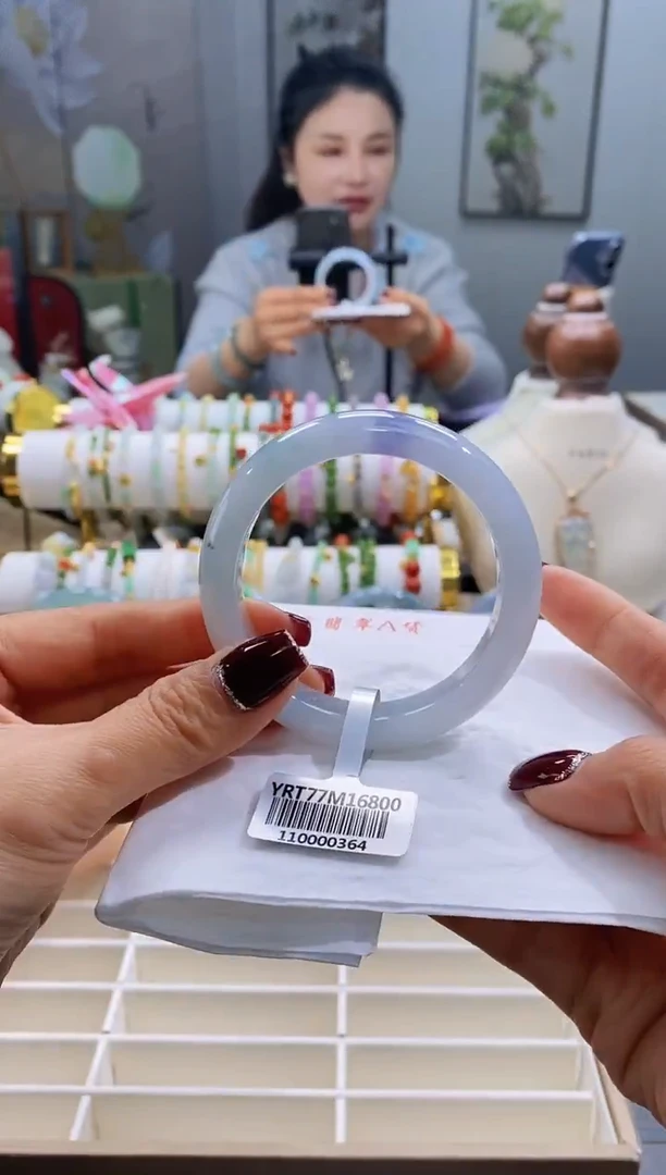 未镶嵌手镯翡翠141号55.3/12.5*8.4