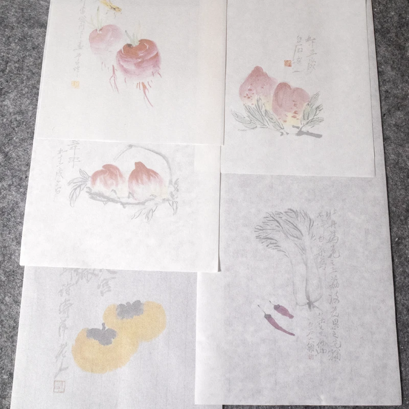 【齐白石水印笺】小品手札七分熟小楷硬笔行草书法